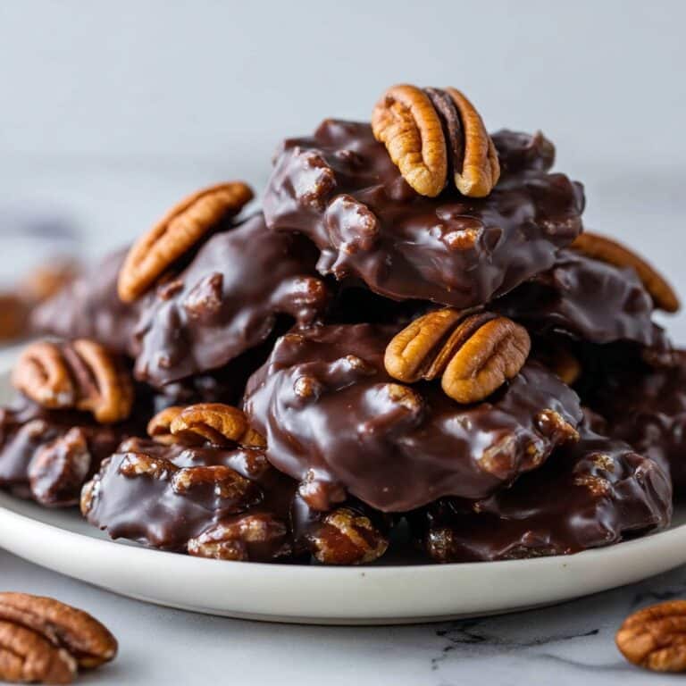 Chocolate Pecan Turtle Clusters Recipe