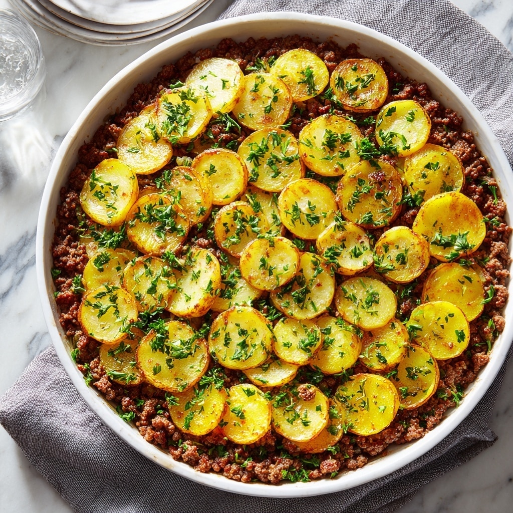 Ground Beef and Potatoes Casserole Recipe