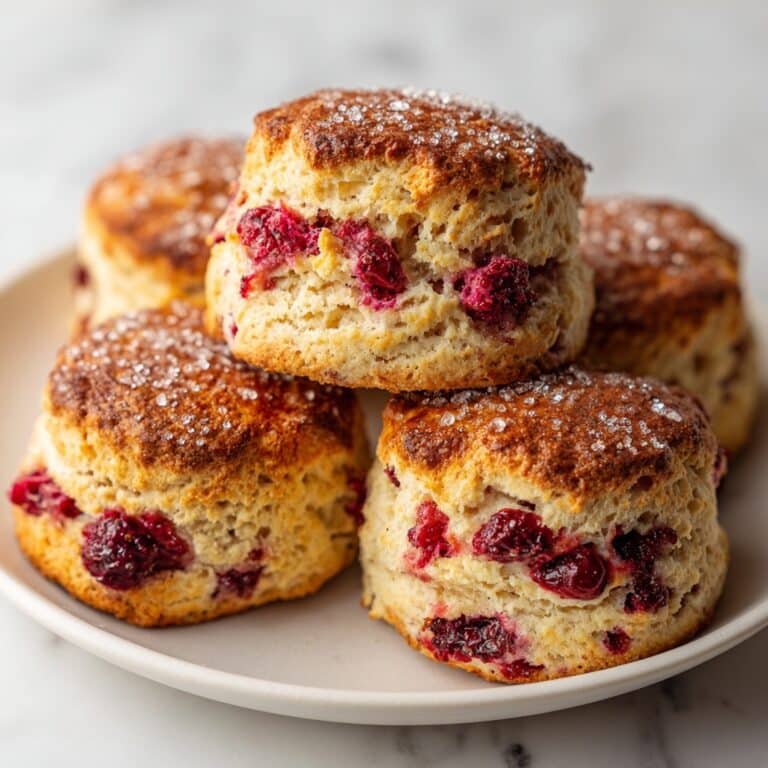 Strawberry Rhubarb Scones Recipe