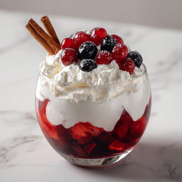 Cranberry Jello Salad with Cream Cheese Topping Recipe