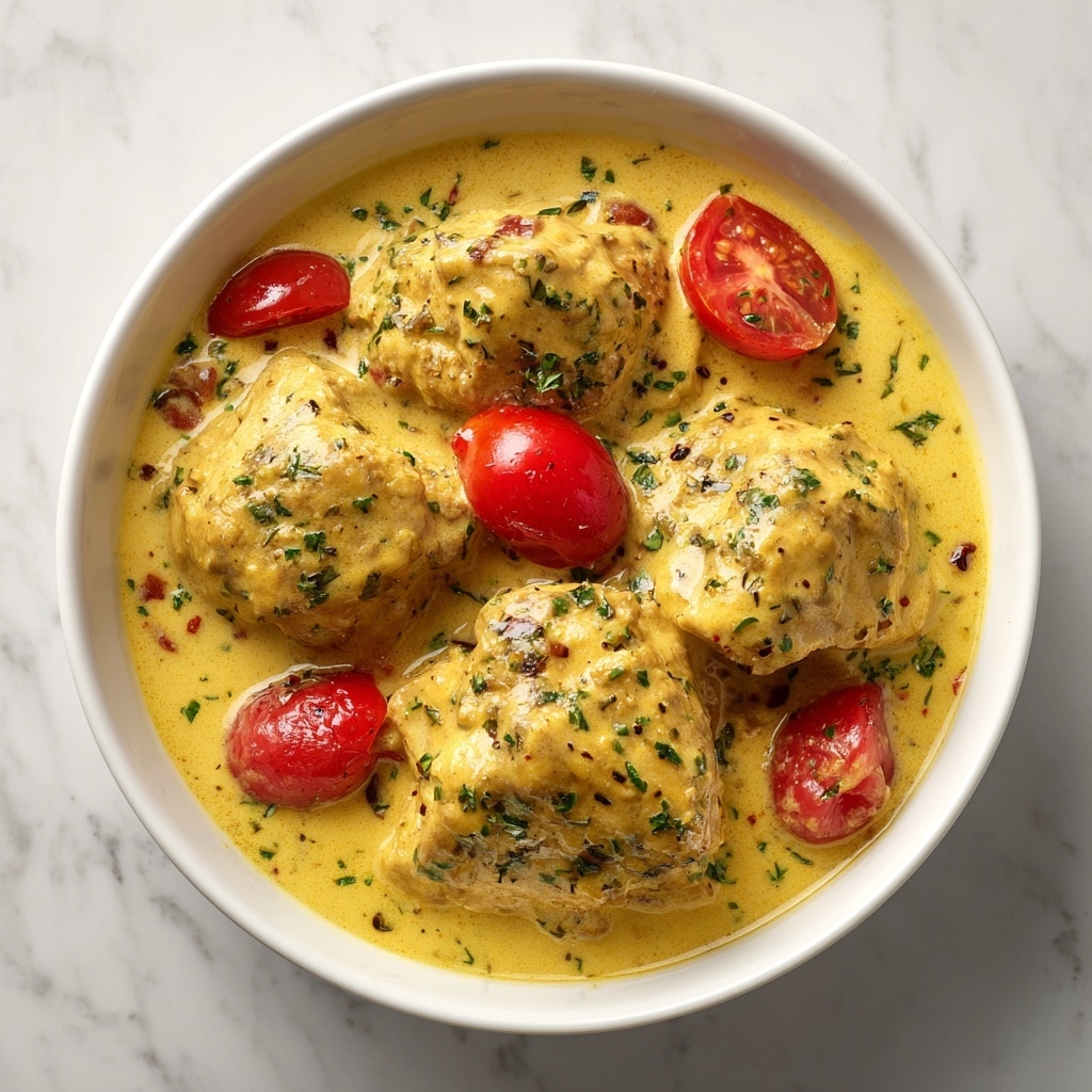Creamy Pesto Chicken with Roasted Tomatoes Recipe - Recipe Image