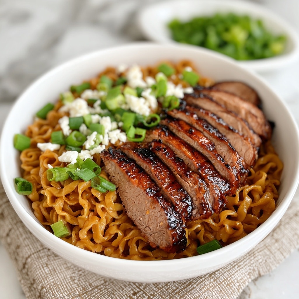 Garlic Noodles with Teriyaki Chicken Recipe - Recipe Image