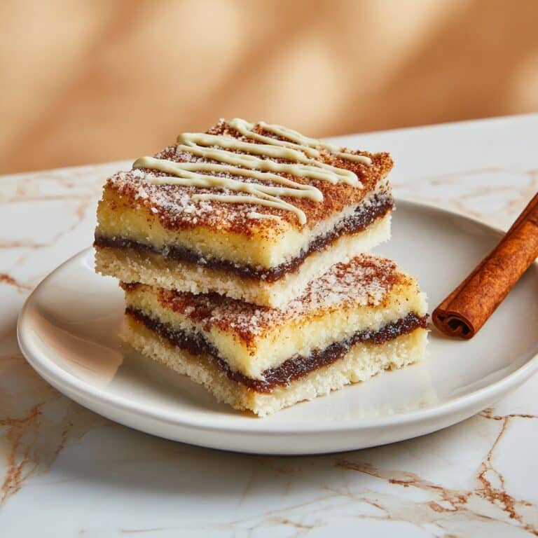 Cinnamon Roll Blondies Recipe