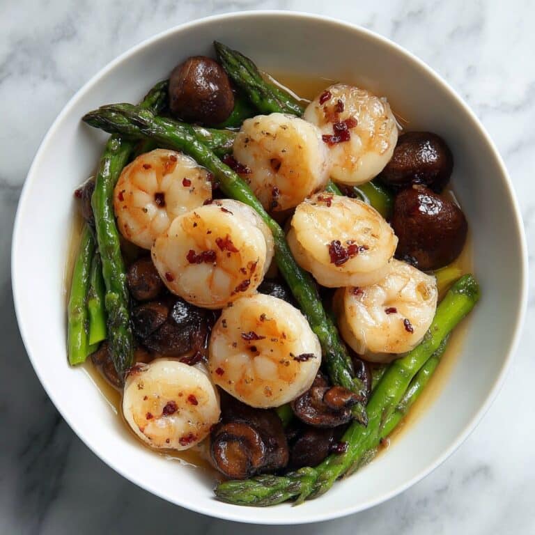 Shrimp and Asparagus Stir-Fry with Mushrooms Recipe