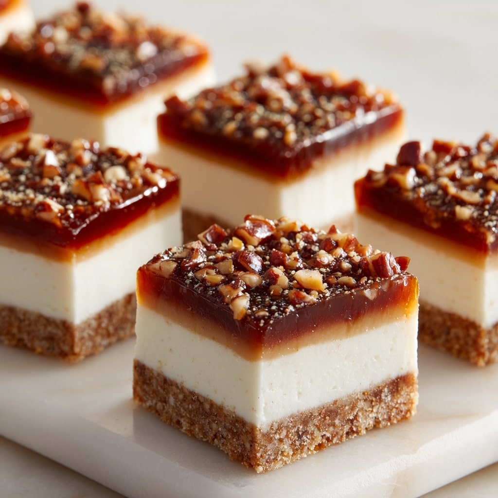 Baklava Cheesecake Bars Recipe - Recipe Image