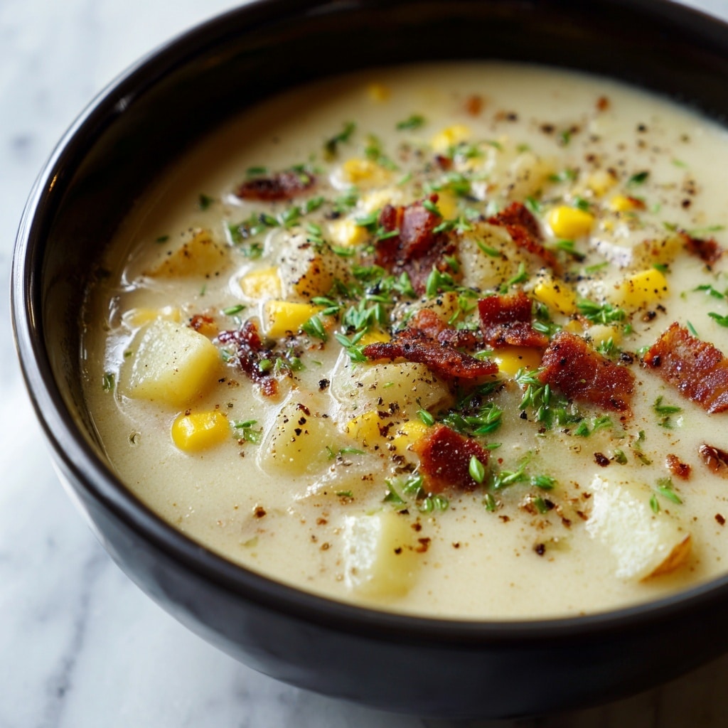 Slow Cooker Amish Corn Chowder Recipe - Recipe Image