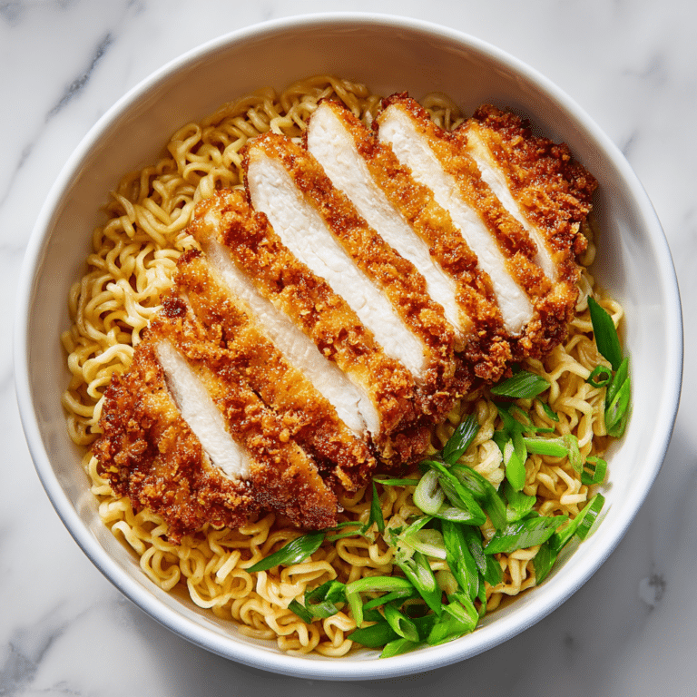 Miso Ramen with Chicken Katsu Recipe