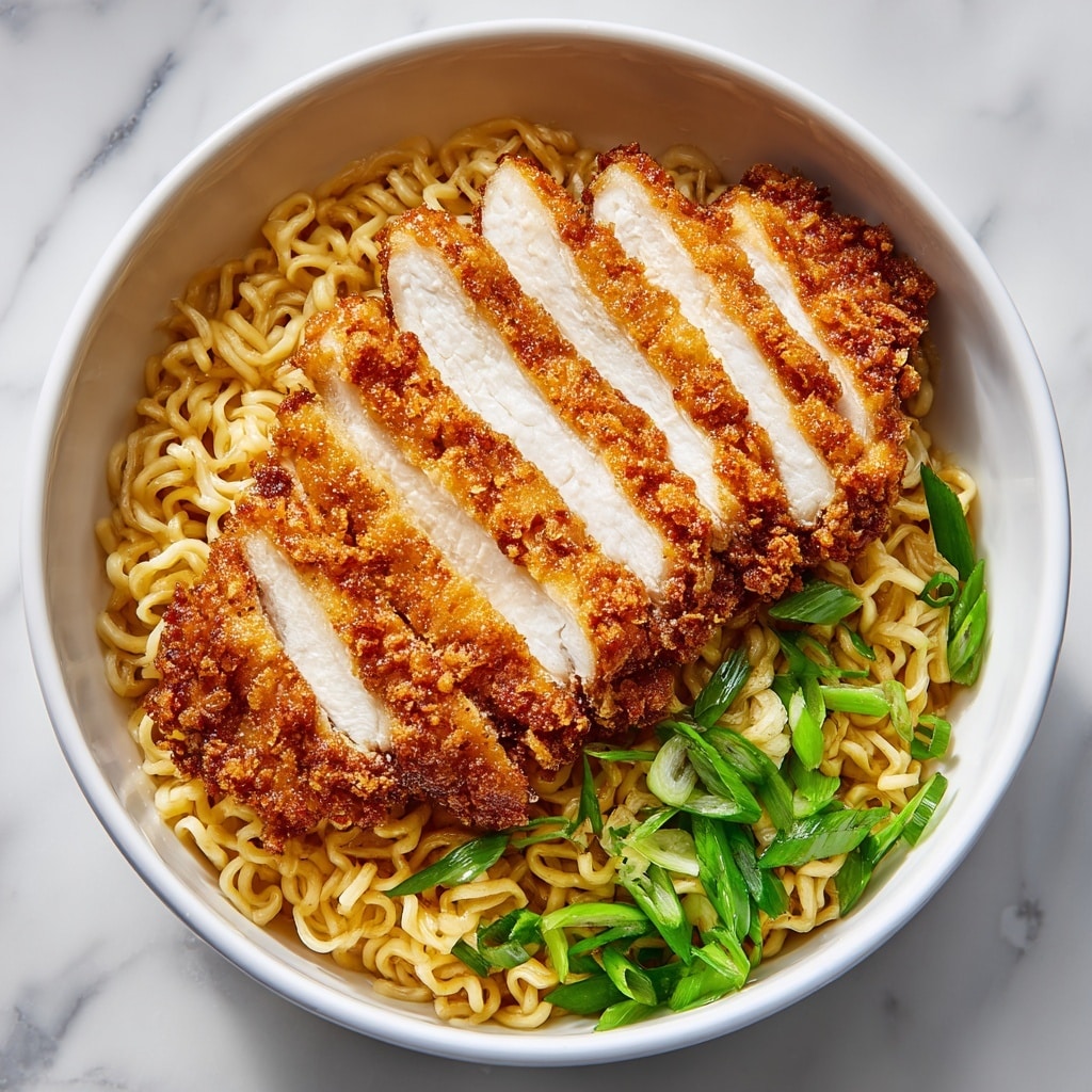 Miso Ramen with Chicken Katsu Recipe - Recipe Image
