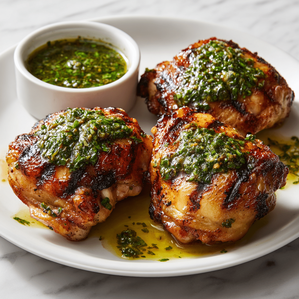 Chimichurri Chicken Thighs Recipe - Recipe Image