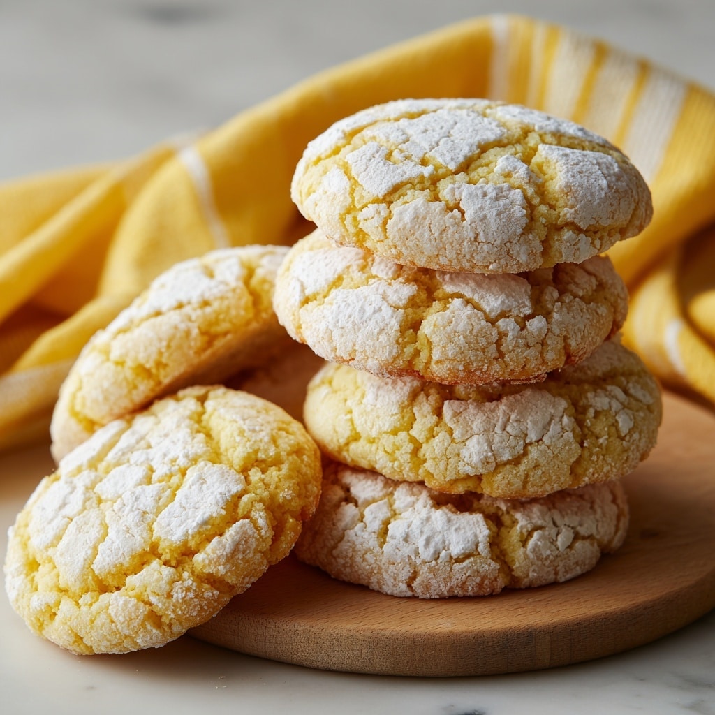 Lemon Cookies from Cake Mix Recipe - Recipe Image