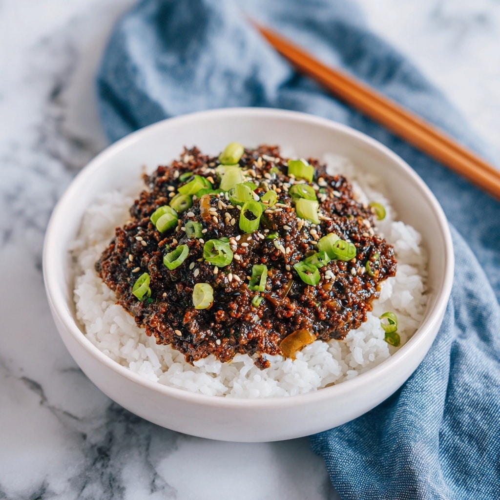 Korean-Style Ground Turkey Bowls Recipe - Recipe Image