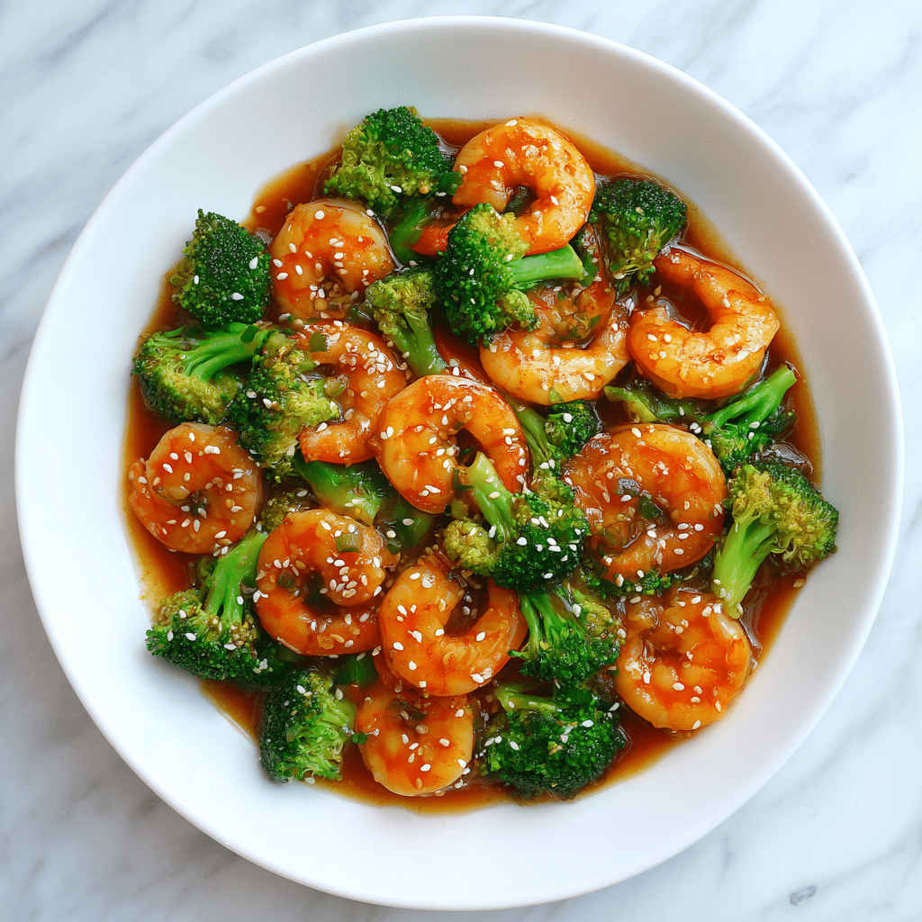 Honey Garlic Shrimp, Sausage & Broccoli Recipe - Recipe Image