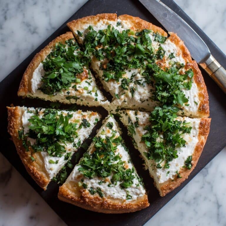 Roasted Garlic and Herb Flatbread Recipe