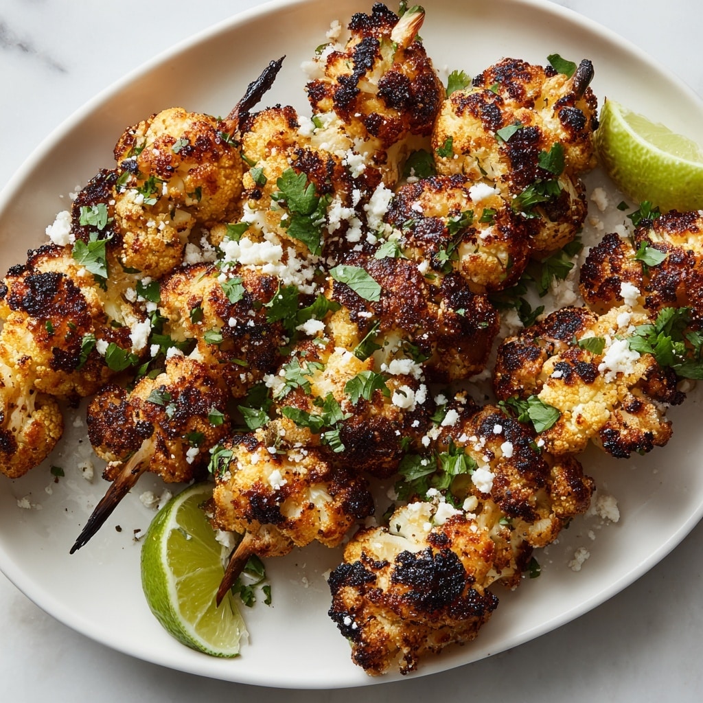 Mexican Street Style Grilled Cauliflower Recipe - Recipe Image