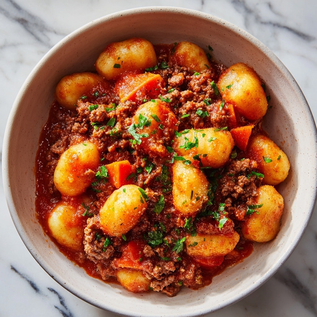 Gnocchi Bolognese Recipe