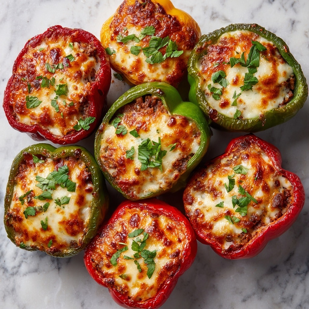 Buffalo Chicken Stuffed Peppers Recipe - Recipe Image