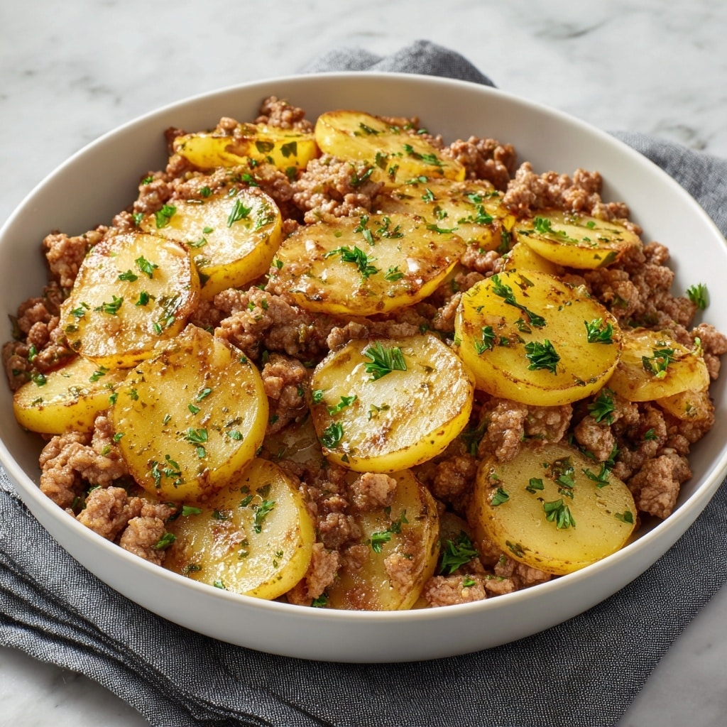 Ground Beef and Potatoes Casserole Recipe - Recipe Image