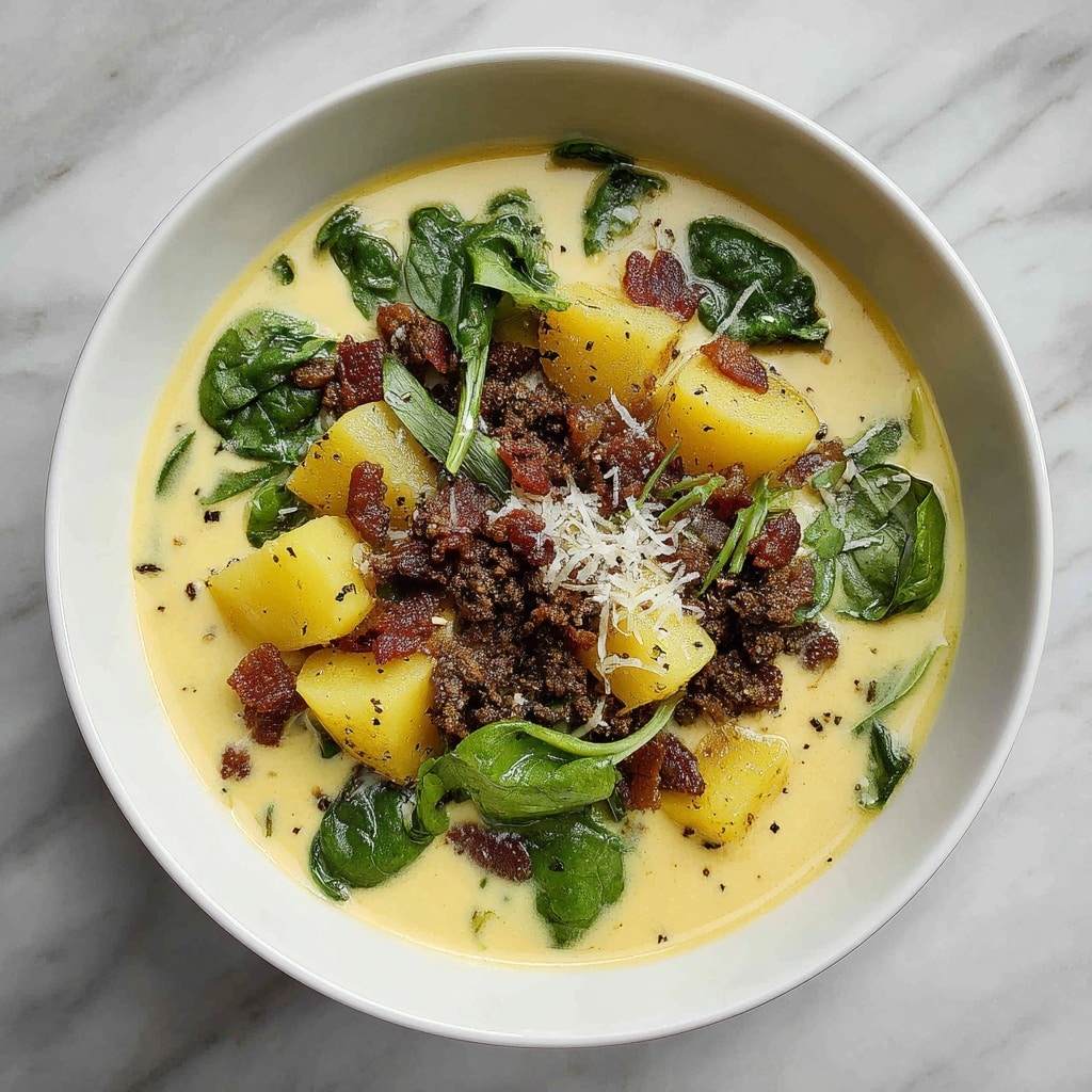 Creamy Italian Sausage and Kale Zuppa Toscana Recipe - Recipe Image