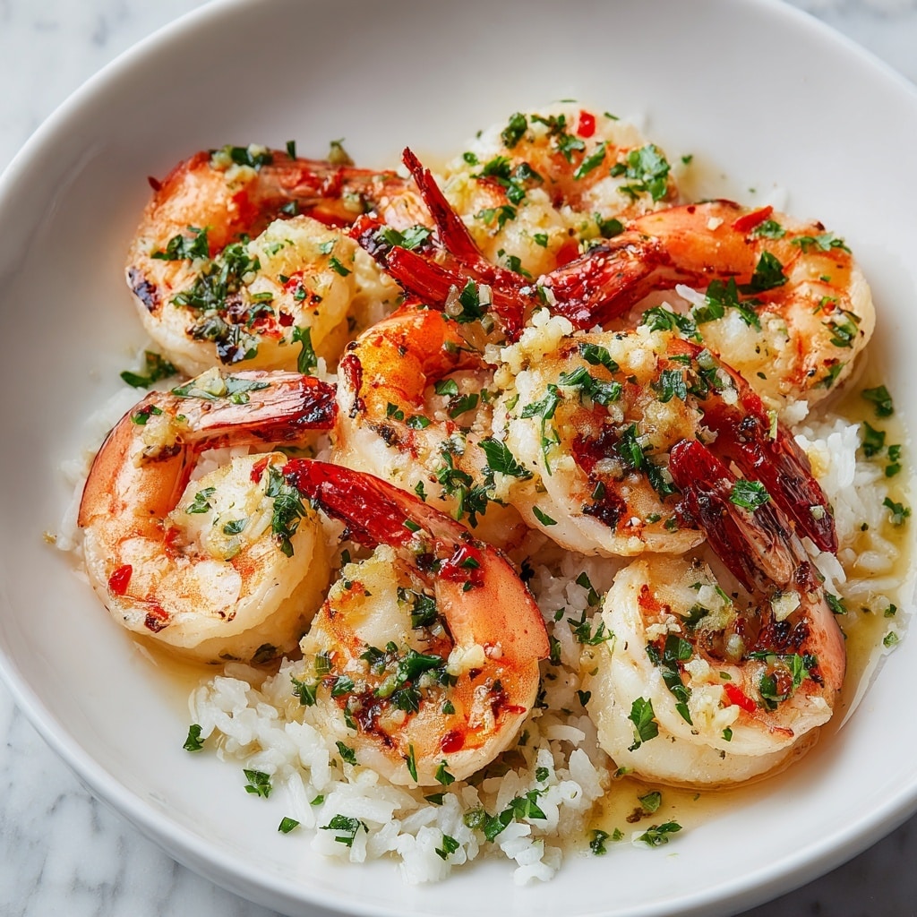 Garlic Parmesan Shrimp Rice Bowls Recipe - Recipe Image