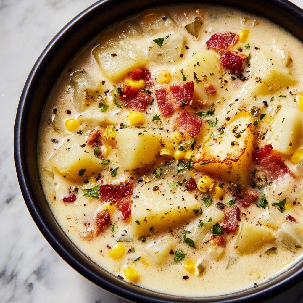 Slow Cooker Amish Corn Chowder Recipe - Recipe Image