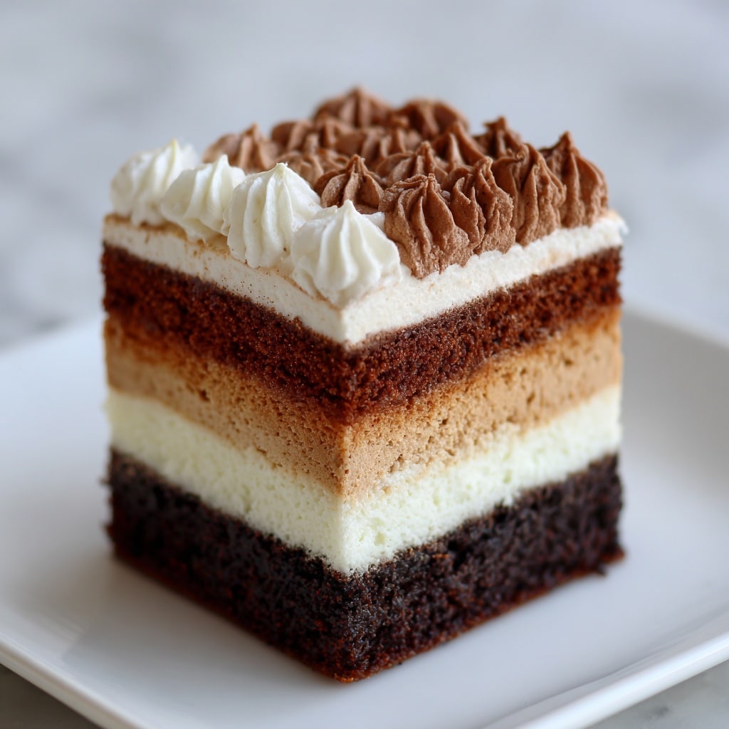 Chocolate Pumpkin Cheesecake Cake Recipe - Recipe Image