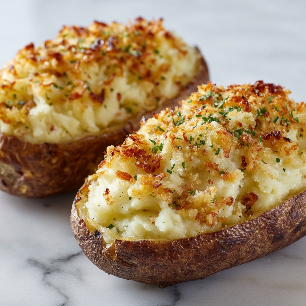French Onion Twice Baked Potatoes Recipe - Recipe Image