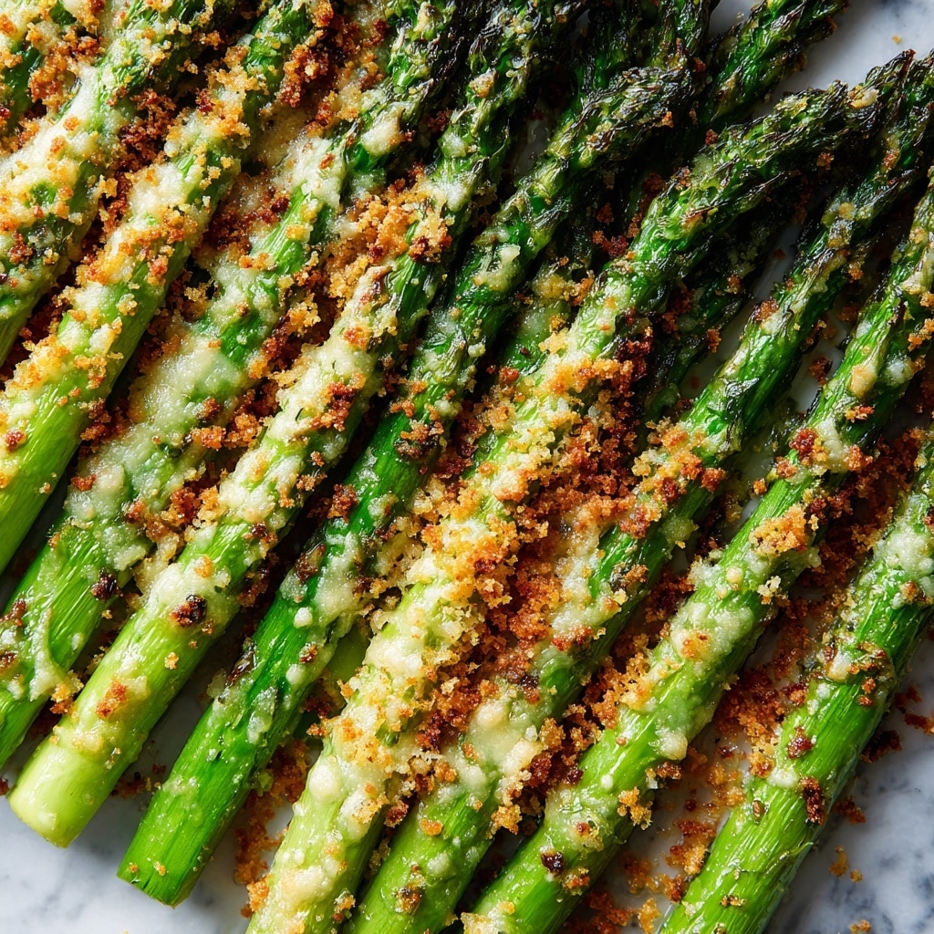 Roasted Garlic Lemon Asparagus with Parmesan Recipe - Recipe Image
