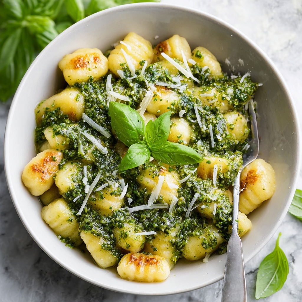 Pesto Gnocchi Recipe - Recipe Image