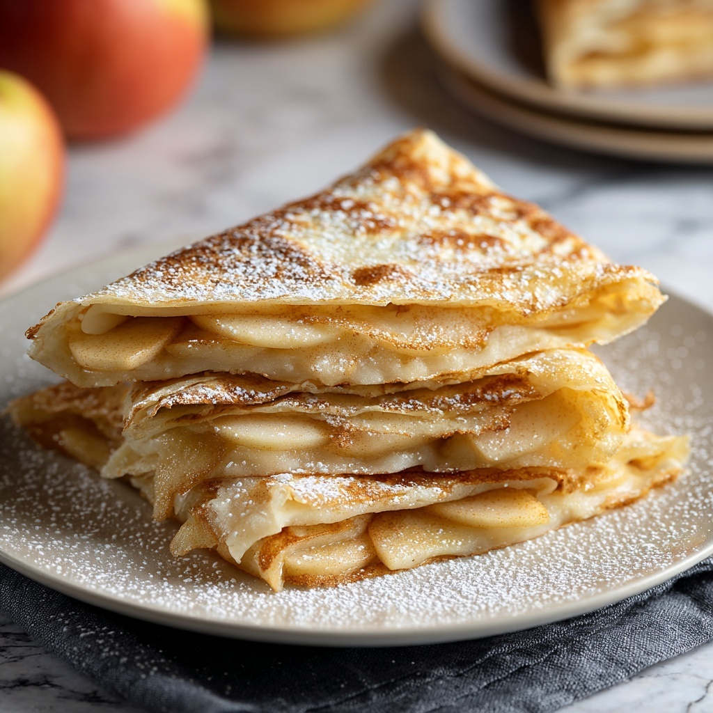 Apple Cheesecake Breakfast Quesadillas Recipe - Recipe Image