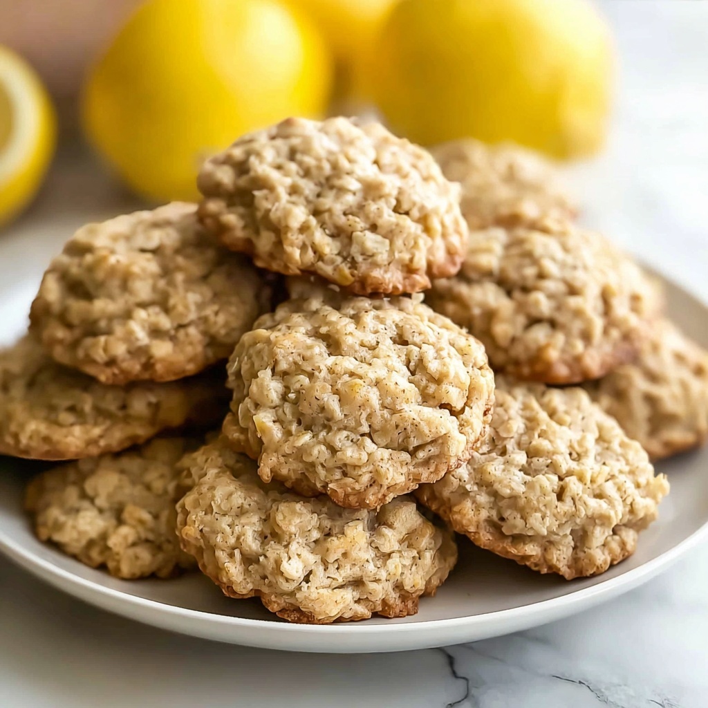 Lemon Oatmeal No Bake Cookies Recipe - Recipe Image