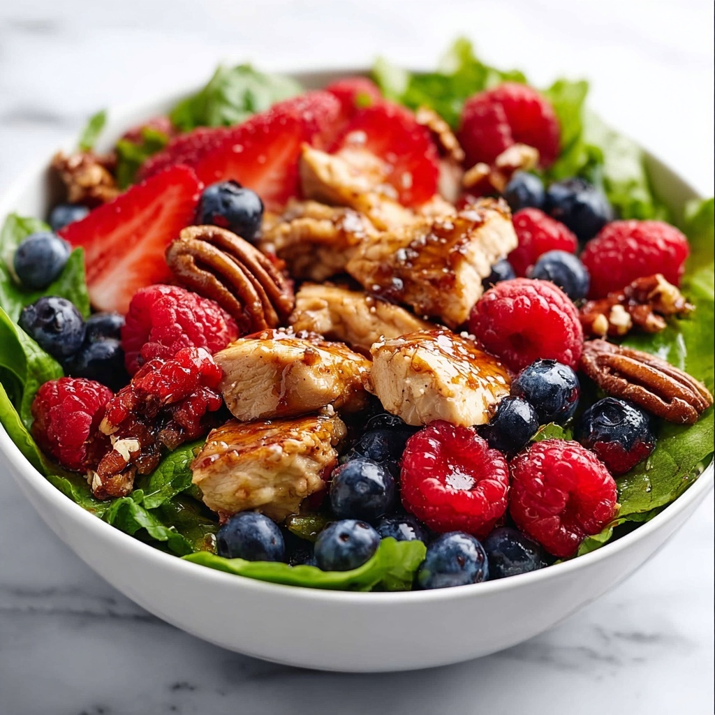 Berry Chicken Salad with Poppy Seed Dressing Recipe - Recipe Image