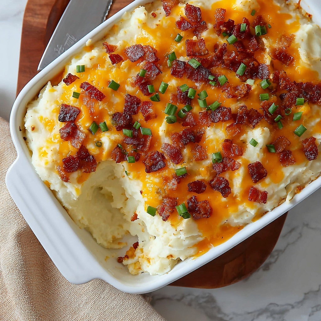 Loaded Mashed Potatoes Casserole: The Ultimate Comfort Food Recipe - Recipe Image