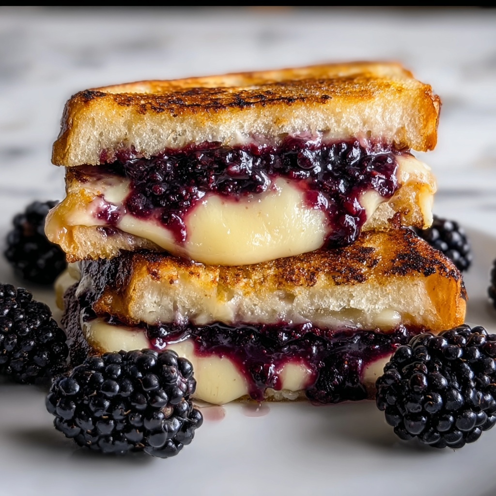 Balsamic Blackberry Bliss Grilled Cheese Recipe - Recipe Image