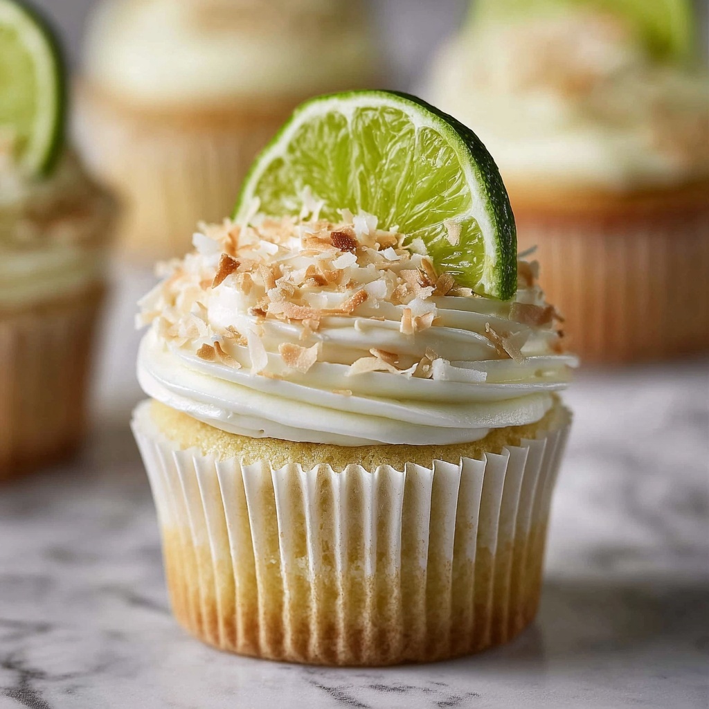 Coconut Lime Cupcakes Recipe - Recipe Image