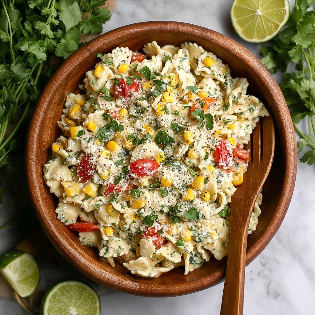Cilantro Lime Pasta Salad Recipe - Recipe Image