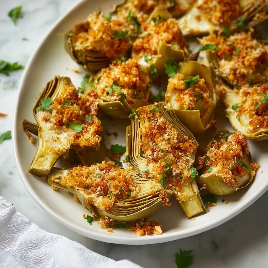 Crispy Parmesan Artichoke Hearts Recipe - Recipe Image