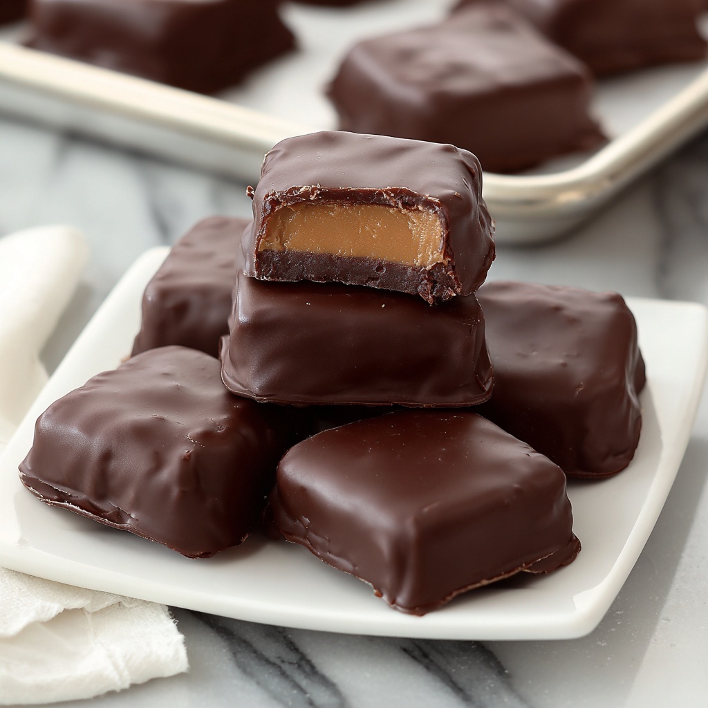 Chocolate Peanut Butter Candies Recipe - Recipe Image