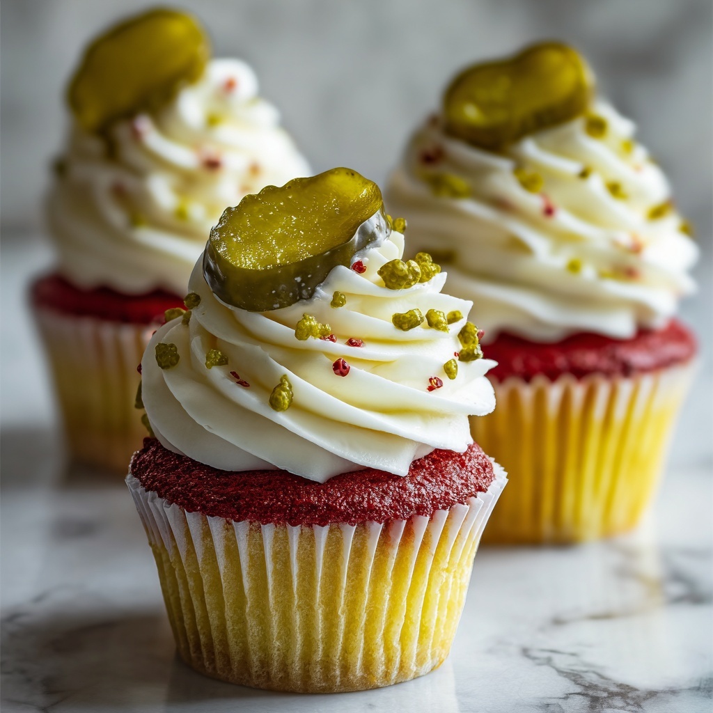 Pickle Cupcakes Recipe - Recipe Image