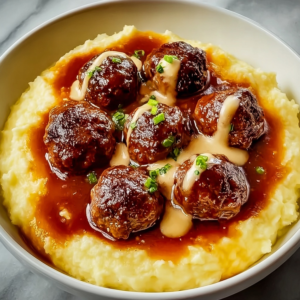 Crock Pot French Onion Meatballs Recipe - Recipe Image