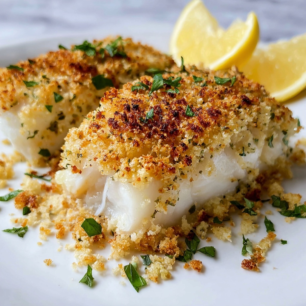 Panko Parmesan Baked Cod Recipe - Recipe Image
