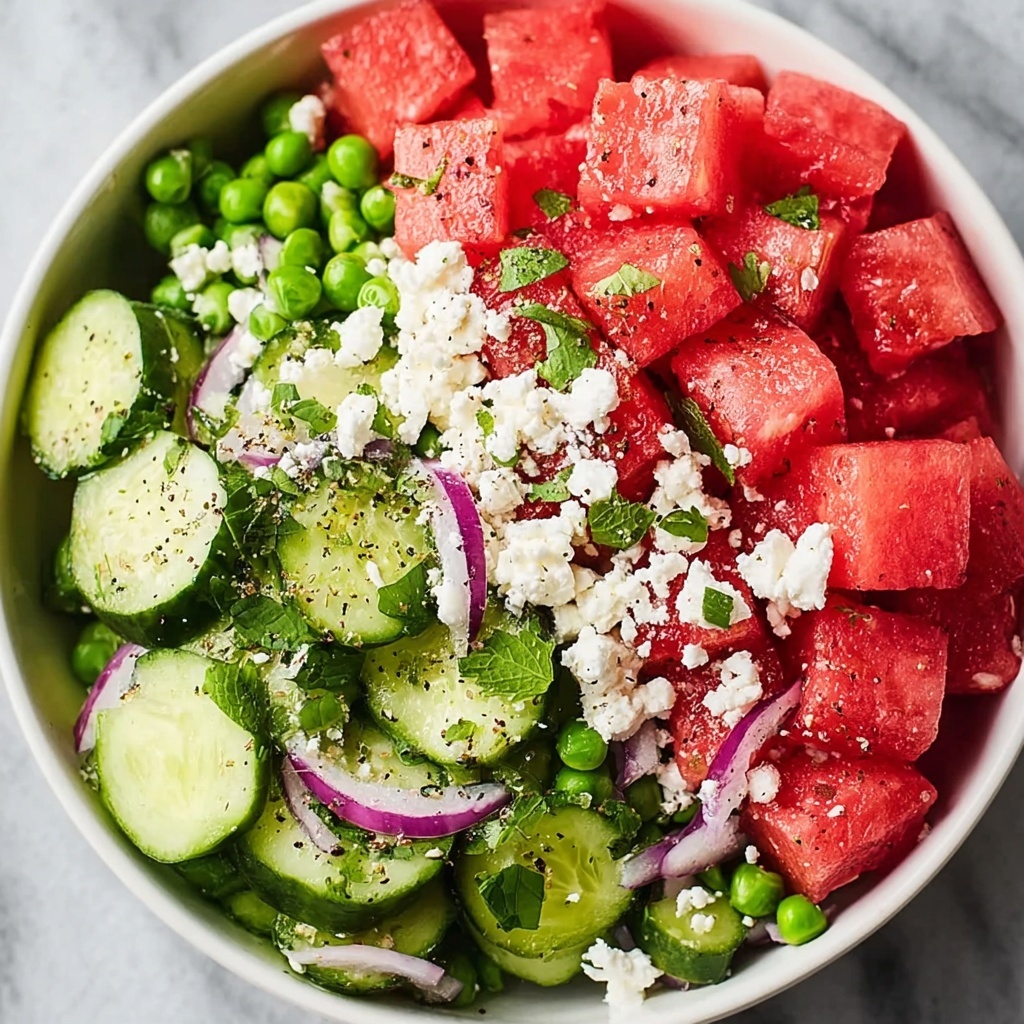 Delicious Watermelon Salad With Feta for Ultimate Summer Refreshment Recipe - Recipe Image