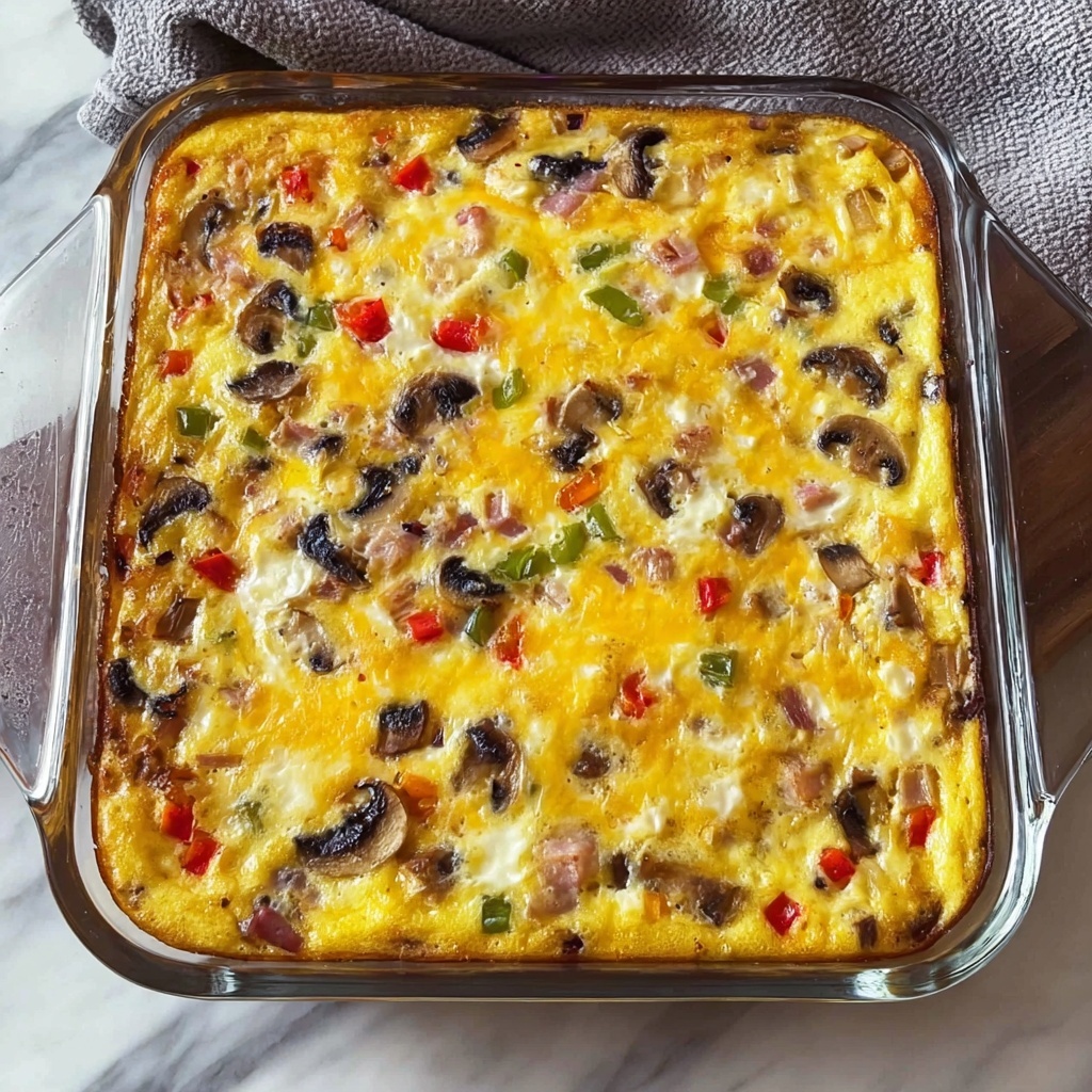 Cheesy Veggie Egg Bake Recipe - Recipe Image