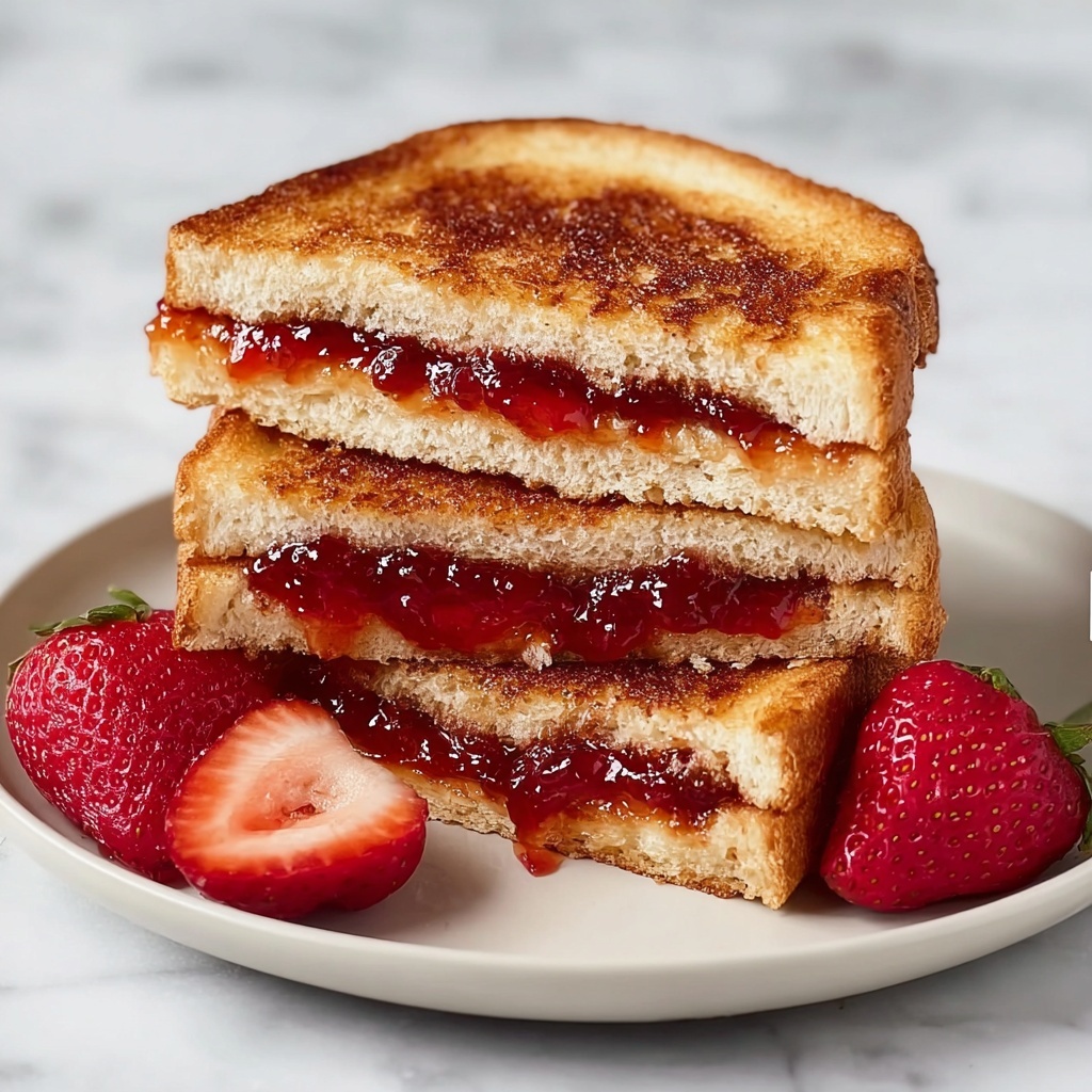 Peanut Butter Jelly Stuffed French Toast Recipe - Recipe Image