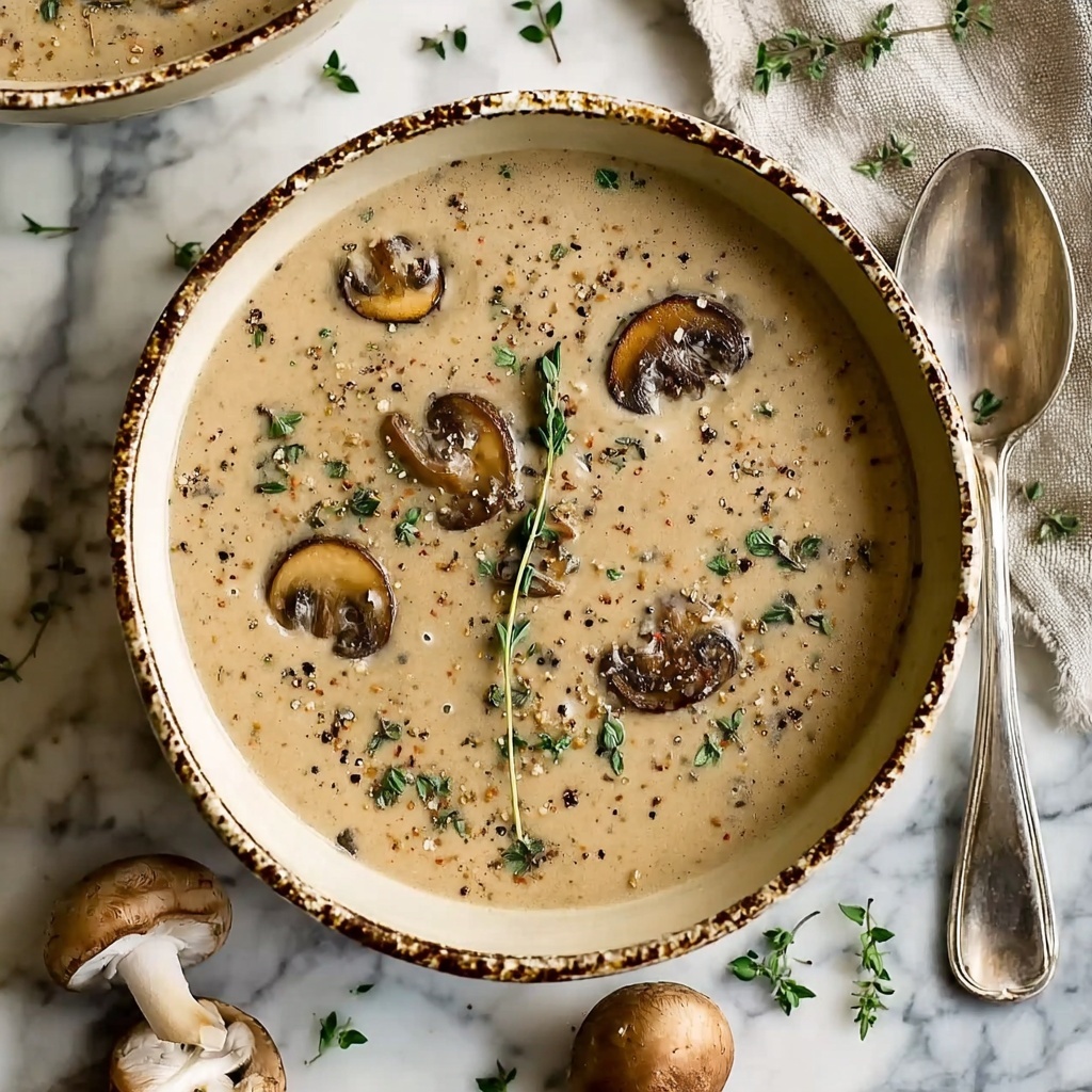 Creamy Mushroom Soup Recipe - Recipe Image