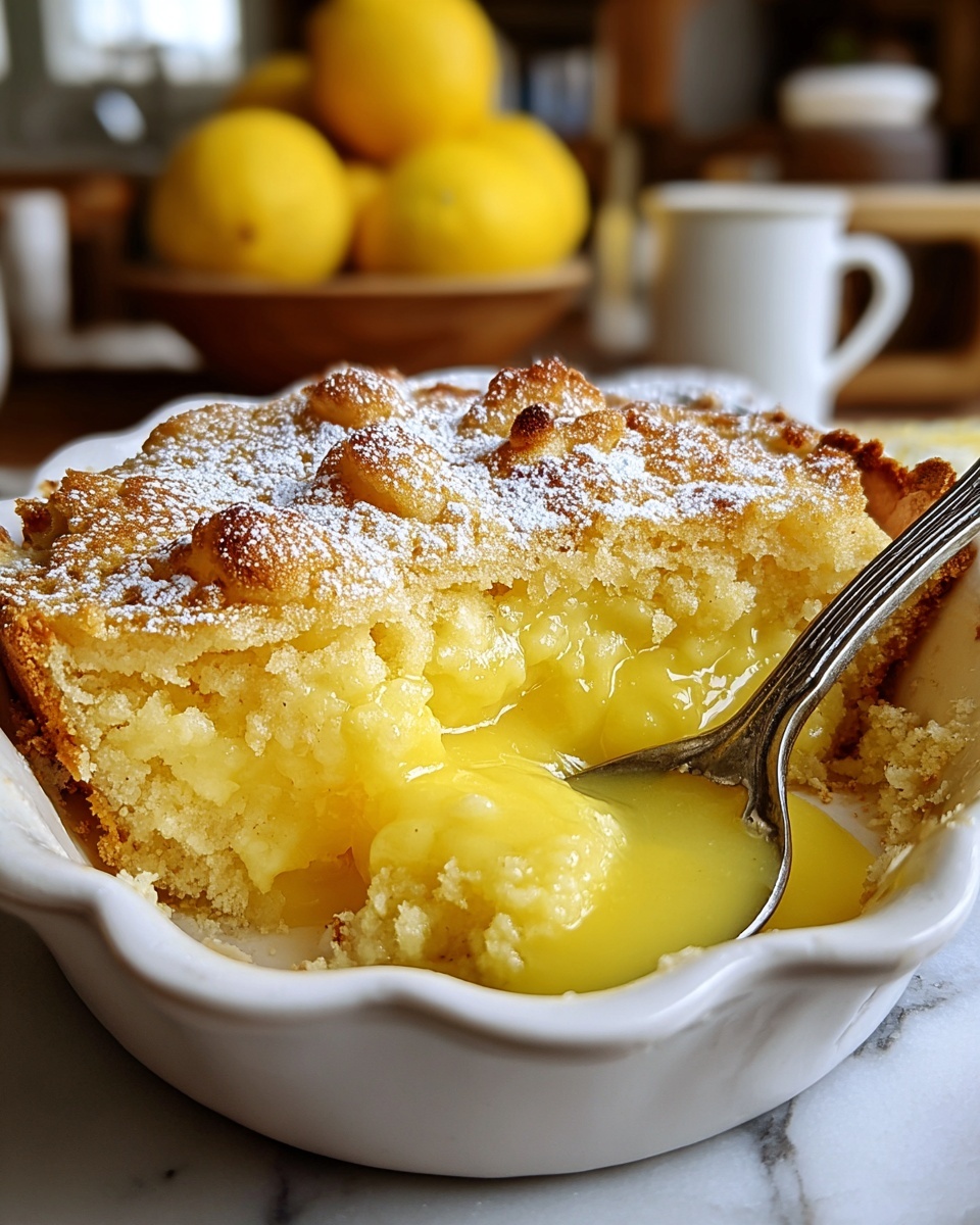 Magic Lemon Cobbler Recipe - Recipe Image