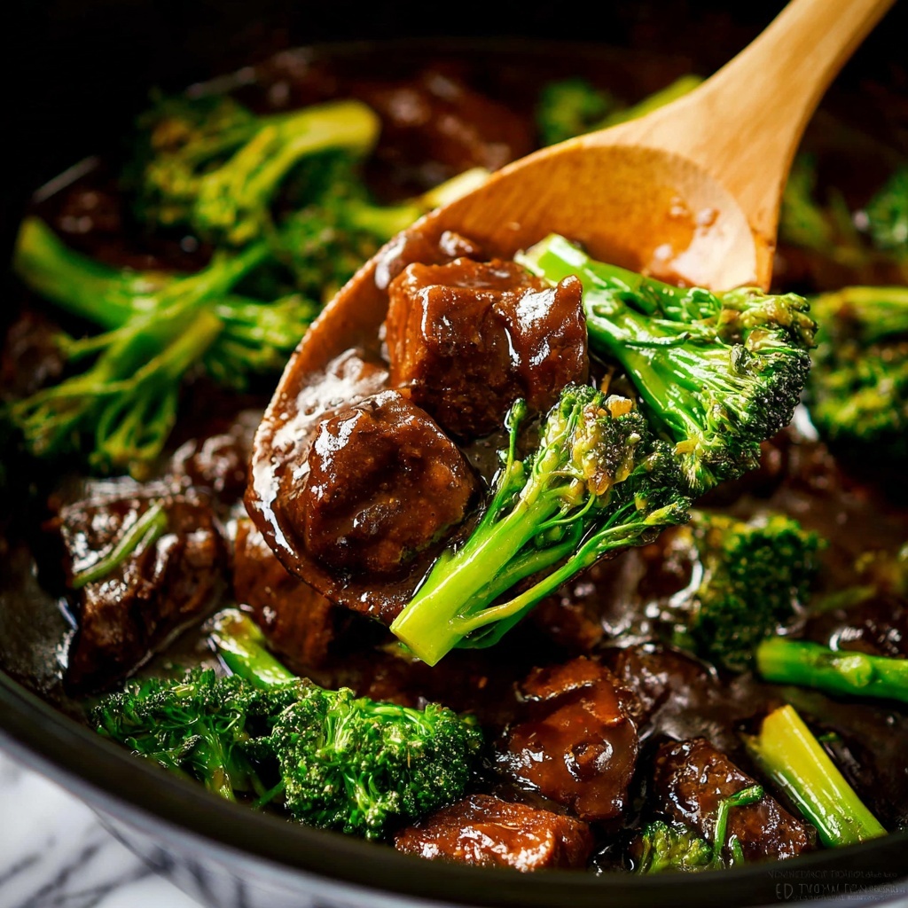 Crock Pot Beef and Broccoli Recipe - Recipe Image