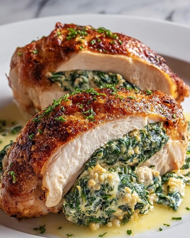 Spinach and Ricotta Stuffed Chicken Breasts Recipe