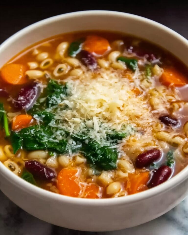 Classic Minestrone Soup with Gluten-Free Noodles Recipe