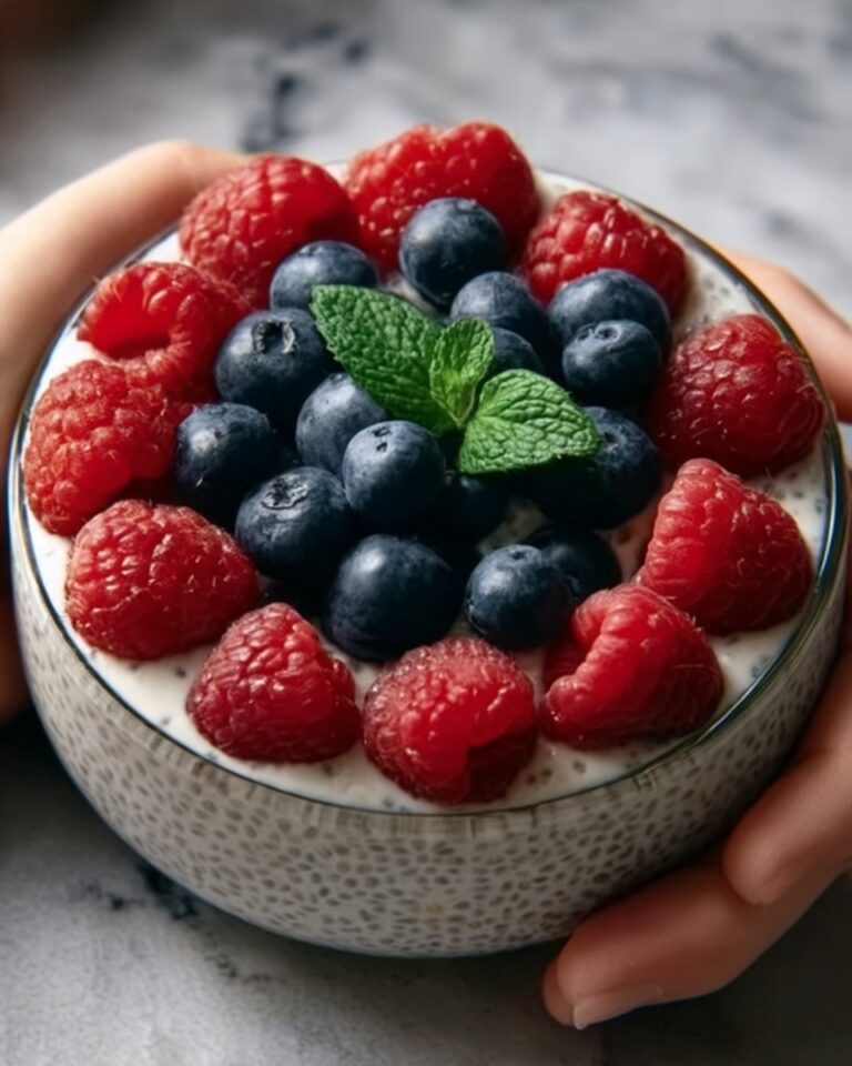 Chia Seed Pudding with Coconut Milk and Berries Recipe