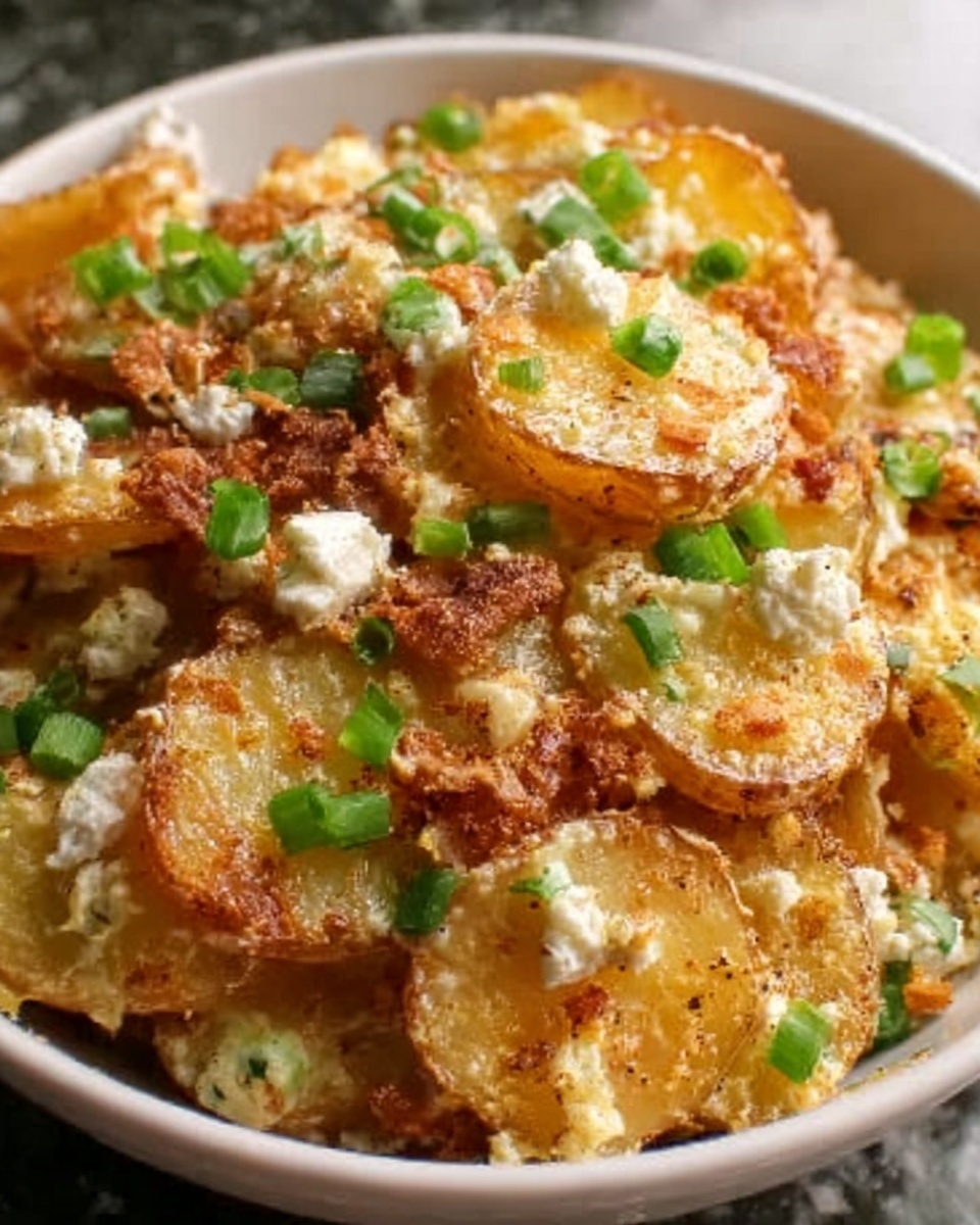 Crispy Smashed Potato Salad Recipe - Recipe Image